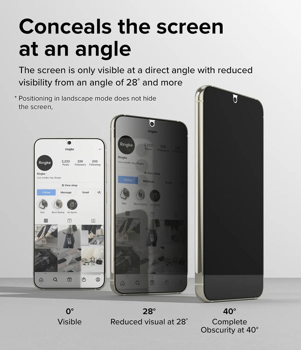 Vidrio Templado Ringke Privacy Samsung Galaxy S23
