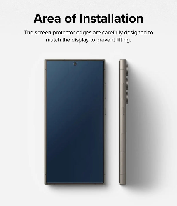 Vidrio Templado Antiespía Ringke Easy Slide Samsung Galaxy S24 Ultra [2 pack]