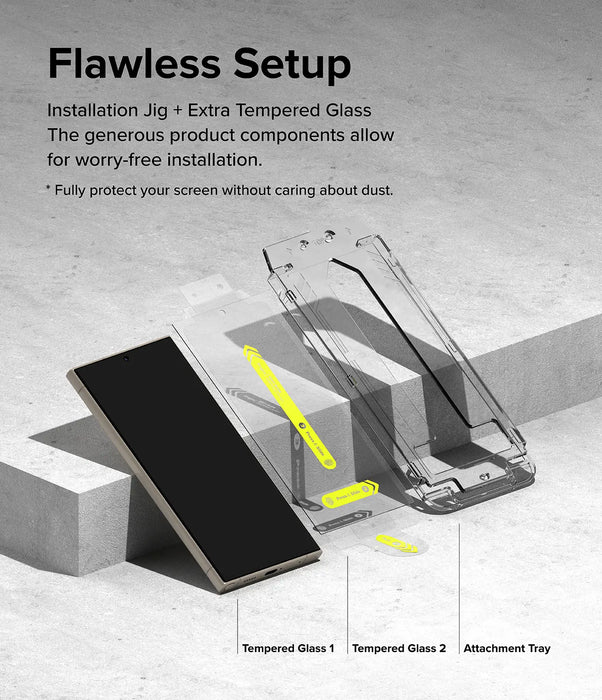 Vidrio Templado Ringke Easy Slide Samsung Galaxy S24 Ultra [2 pack]