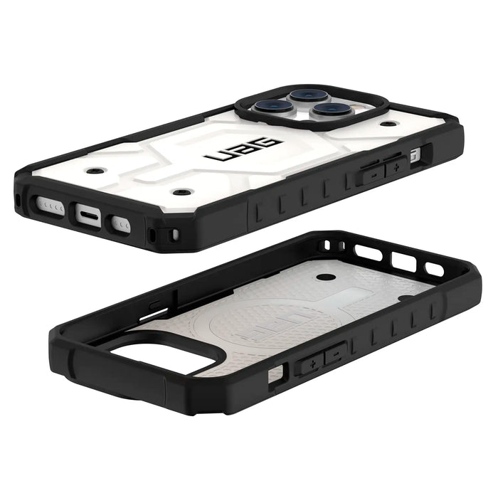 Estuche Urban Armor Gear UAG Pathfinder MagSafe Apple iPhone 14 Pro - Blanco