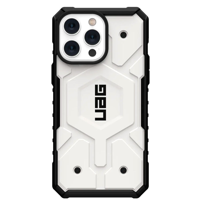 Estuche Urban Armor Gear UAG Pathfinder MagSafe Apple iPhone 14 Pro Max - Blanco
