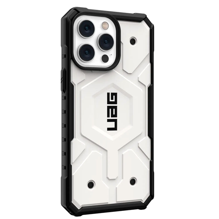 Estuche Urban Armor Gear UAG Pathfinder MagSafe Apple iPhone 14 Pro Max - Blanco
