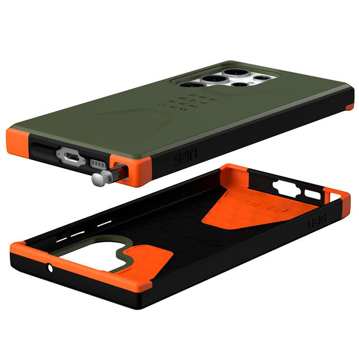 Estuche Urban Armor Gear UAG Civilian Samsung Galaxy S23 Ultra - Oliva