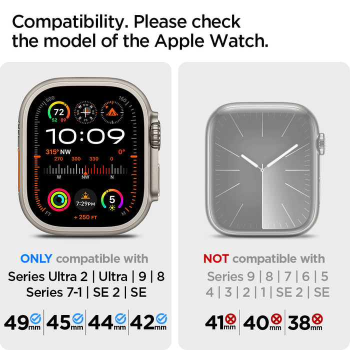 Pulso de repuesto Spigen Band Lite Fit Apple Watch - Naranja