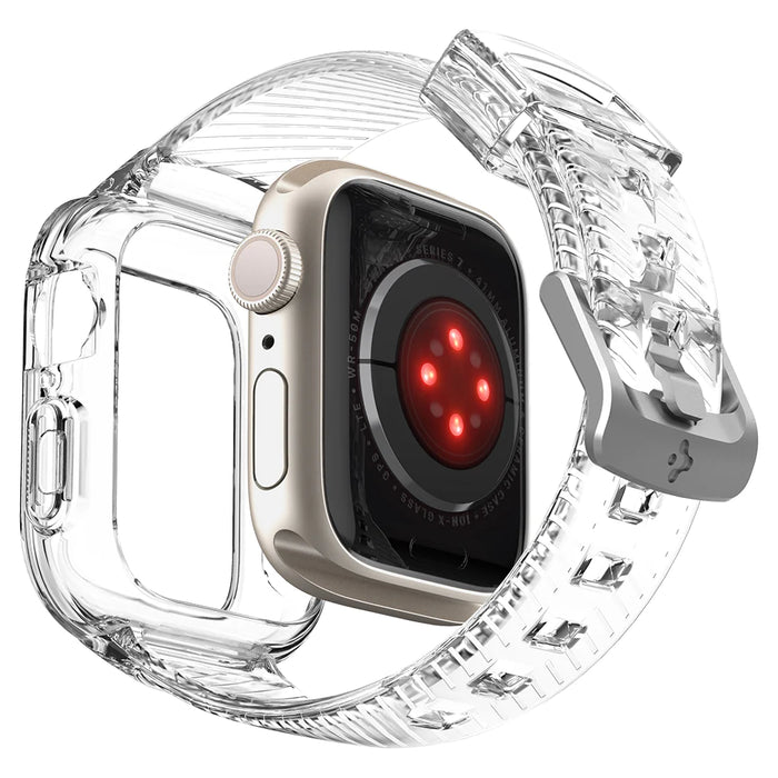 Estuche Spigen Liquid Crystal Pro Apple Watch (41/40 mm) - Claro