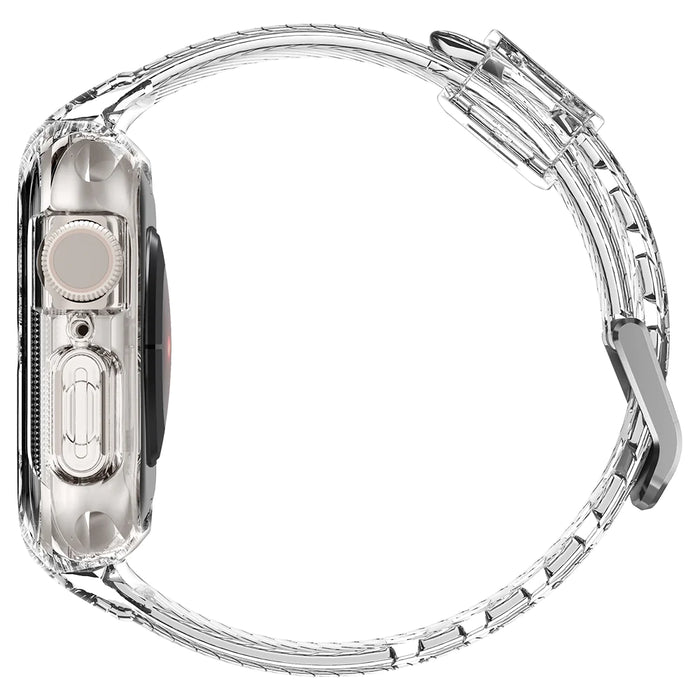 Estuche Spigen Liquid Crystal Pro Apple Watch (41/40 mm) - Claro