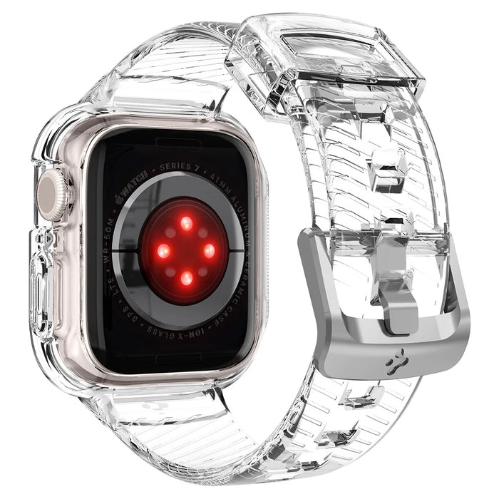 Estuche Spigen Liquid Crystal Pro Apple Watch (41/40 mm) - Claro