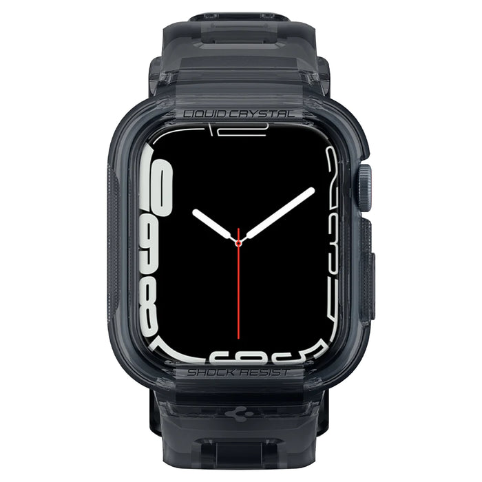 Estuche Spigen Liquid Crystal Pro Apple Watch (45/44 mm) - Humo