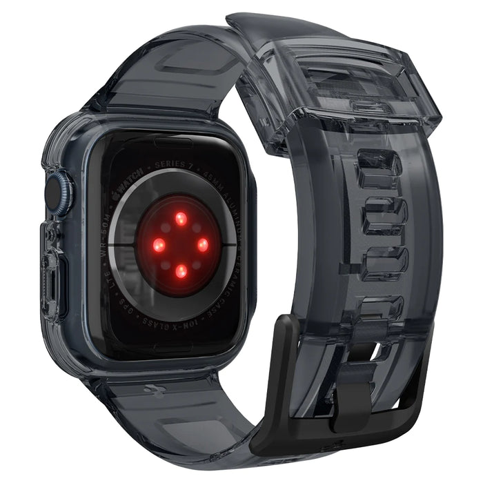 Estuche Spigen Liquid Crystal Pro Apple Watch (45/44 mm) - Humo