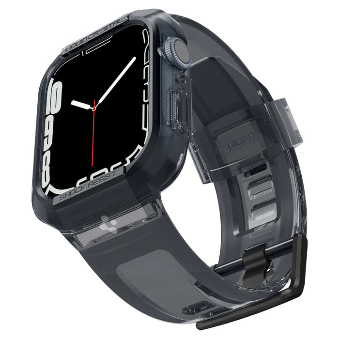 Estuche Spigen Liquid Crystal Pro Apple Watch (45/44 mm) - Humo