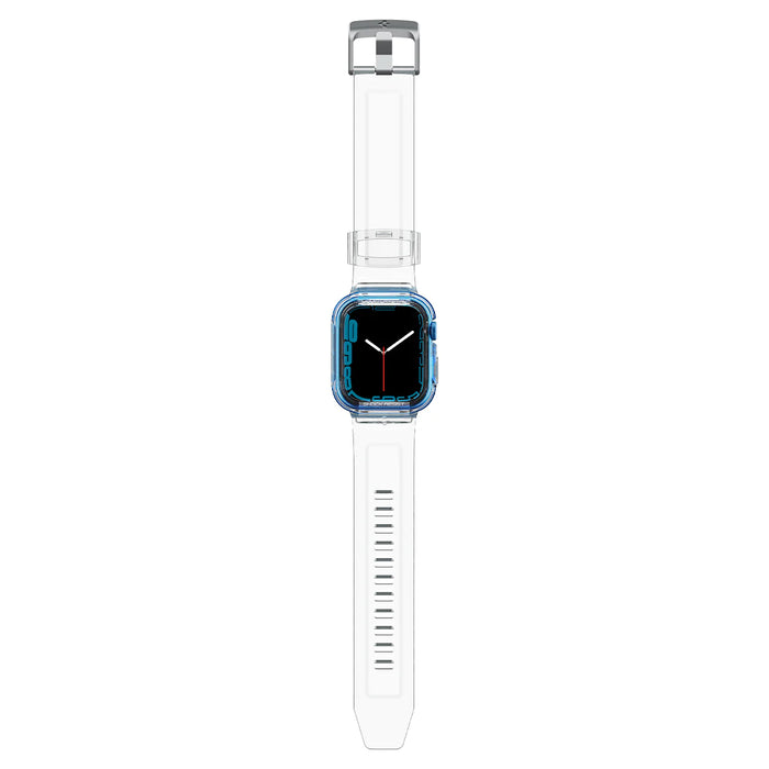 Estuche Spigen Liquid Crystal Pro Apple Watch (45/44 mm) - Claro