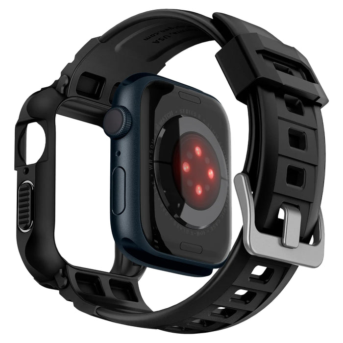 Pulso Estuche Spigen Rugged Armor Pro Apple Watch (41/40 mm) - Negro