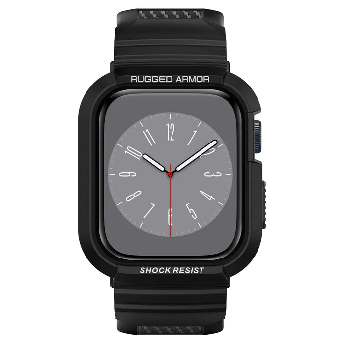 Pulso Estuche Spigen Rugged Armor Pro Apple Watch (45/44 mm) - Negro