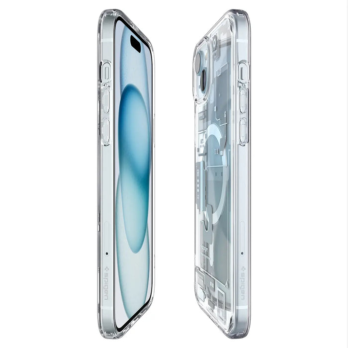 Estuche Spigen Ultra Hybryd Zero One Apple iPhone 15 - Blanco