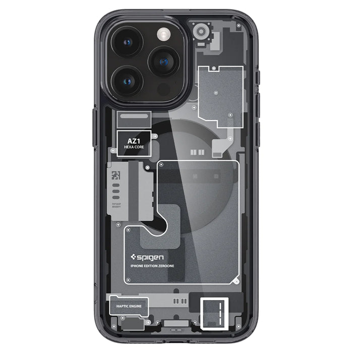 Estuche Spigen Ultra Hybrid Zero One Magsafe Apple iPhone 15 Pro Max - Negro