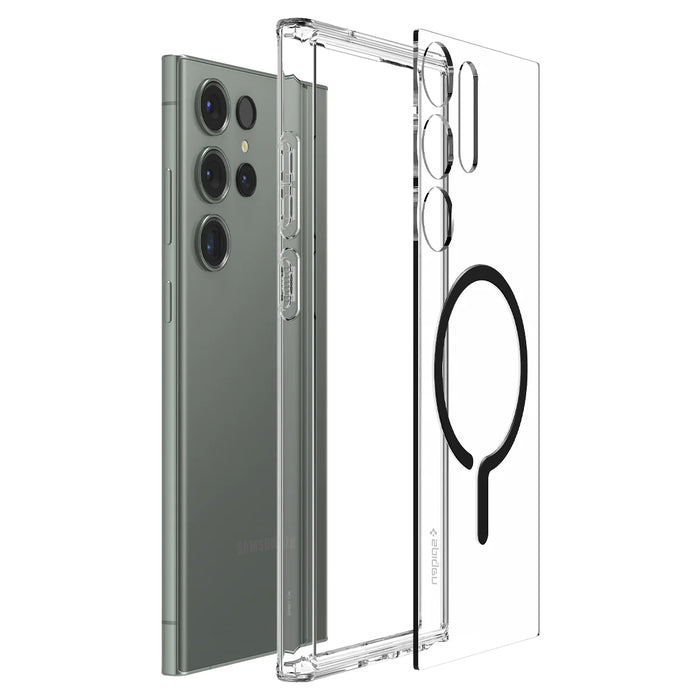 Estuche Spigen Ultra Hybrid Metal Ring MagSafe Samsung Galaxy S23 Ultra