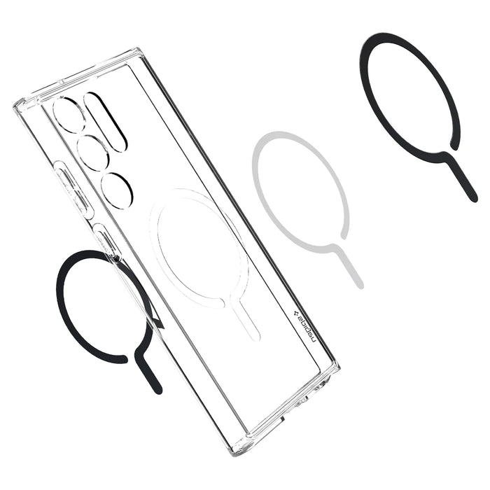 Estuche Spigen Ultra Hybrid Metal Ring MagSafe Samsung Galaxy S23 Ultra