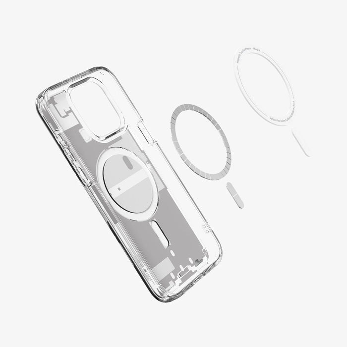 Estuche Spigen Ultra Hybrid Zero One Magsafe Apple iPhone 15 Pro - Blanco