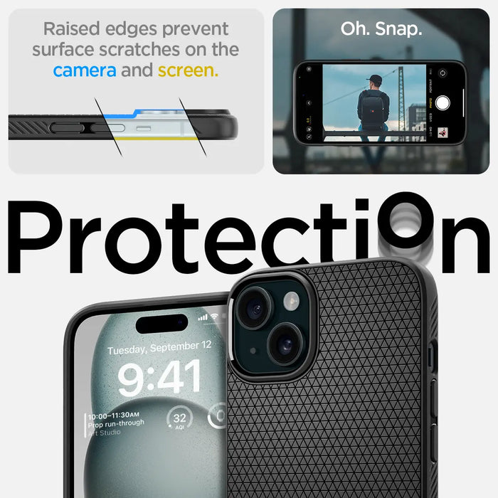 Estuche Spigen Liquid Air Apple iPhone 15