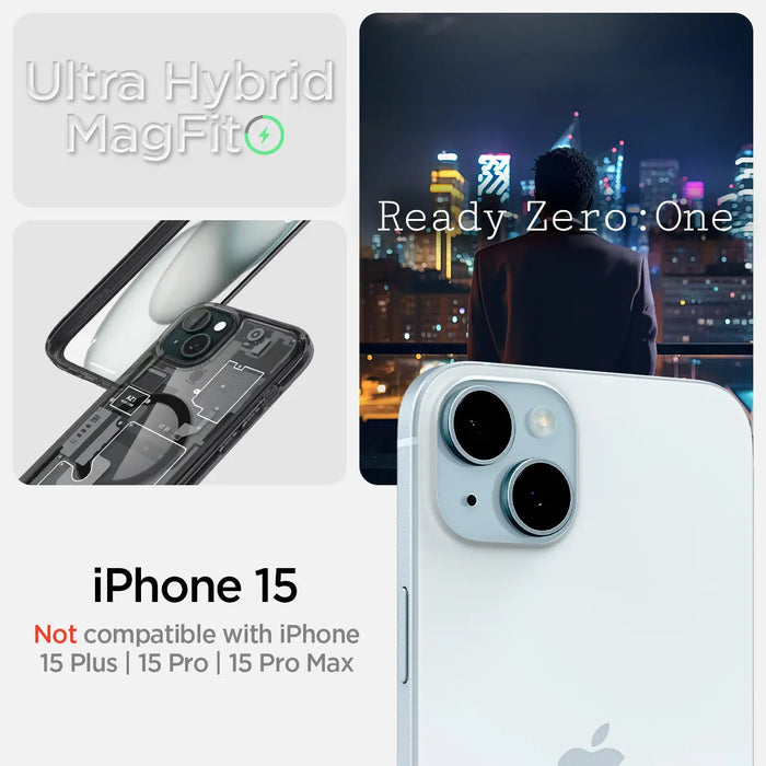 Estuche Spigen Ultra Hybryd Zero One Apple iPhone 15