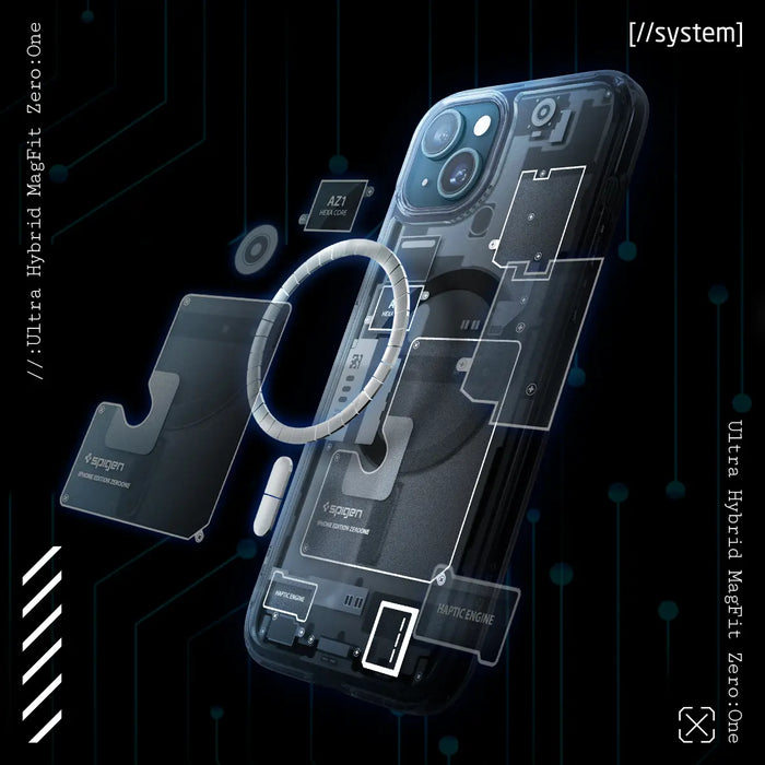 Estuche Spigen Ultra Hybryd Zero One Apple iPhone 15