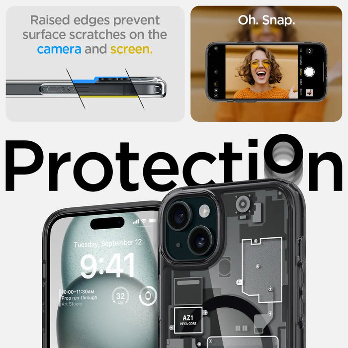Estuche Spigen Ultra Hybryd Zero One Apple iPhone 15