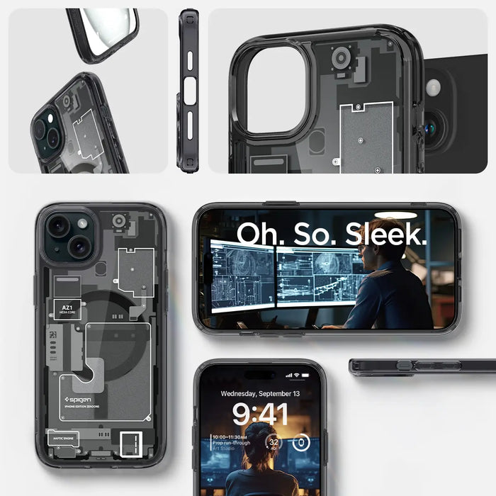 Estuche Spigen Ultra Hybryd Zero One Apple iPhone 15