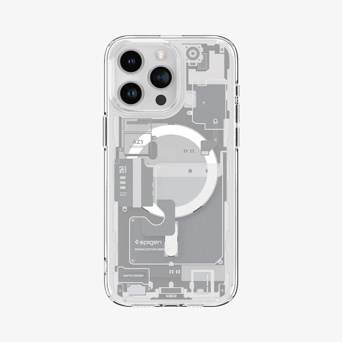 Estuche Spigen Ultra Hybrid Zero One Magsafe Apple iPhone 15 Pro - Blanco