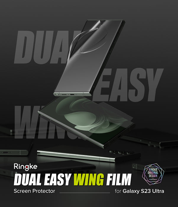 Vidrio Flexible Ringke Dual Easy Samsung Galaxy S23 Ultra 5G [2 pack]