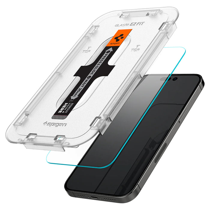 Vidrio Templado Spigen Glastr EZFIT Apple iPhone 14 Pro [2 pack]