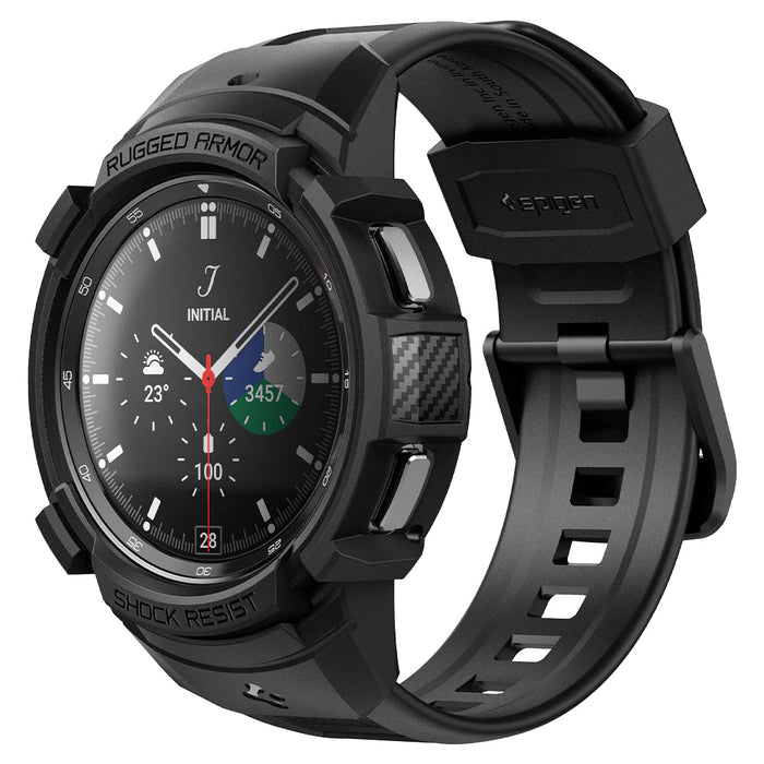 Estuche Pulso Spigen Rugged Armor Pro Samsung Galaxy Watch 4 Classic - 46mm Spigen 46mm Negro 