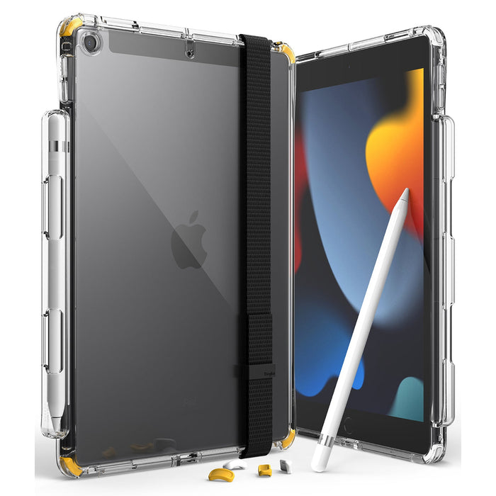 Estuche Ringke Fusion Plus Apple iPad 10.2" 9 / 8 / 7 Generación + Correa Fundas para móviles Ringke Claro 