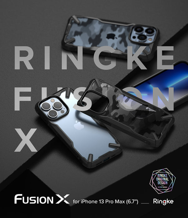 Estuche Ringke Fusion X Apple iPhone 13 Pro Max - Negro Ringke 