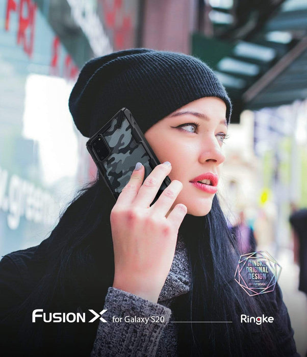 Estuche Ringke Fusion X Design Samsung Galaxy S20 estuches Ringke 