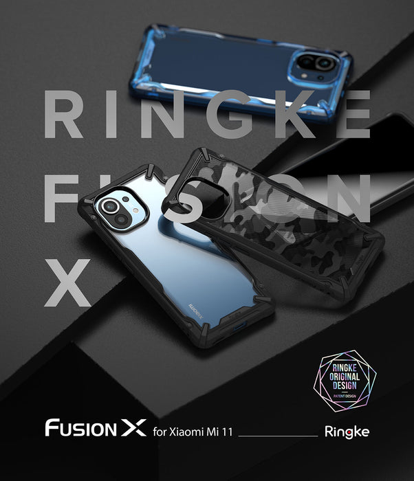 Estuche Ringke Fusion X Xiaomi Mi 11 - Azul estuches Ringke 