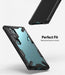 Estuche Ringke Fusion X Xiaomi Mi Note 10 Pro / Note 10 - Verde estuches Ringke 
