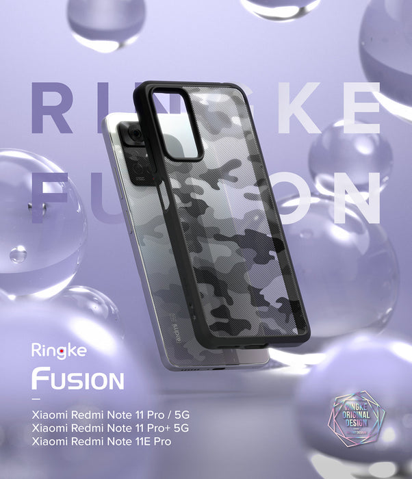 Estuche Ringke Fusion Xiaomi Redmi Note 11 Pro / 5G - Camo estuches Ringke 
