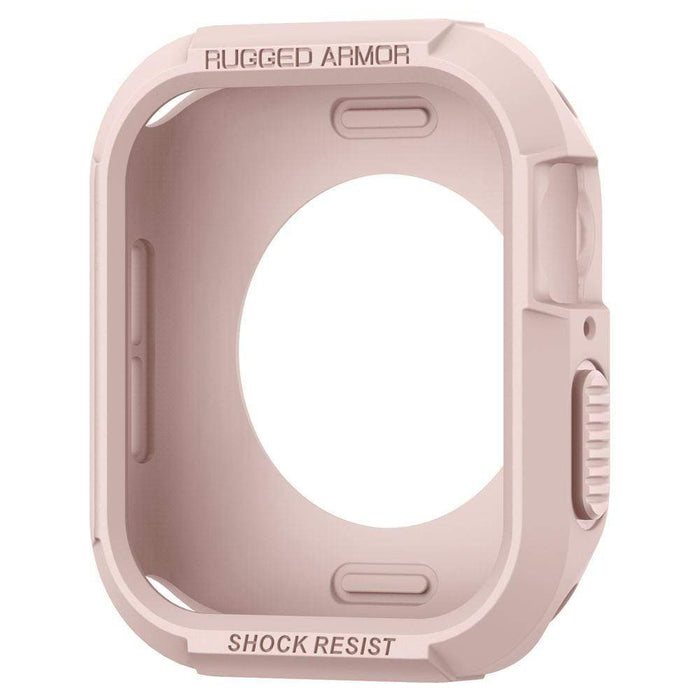 Estuche Spigen Rugged Armor Apple Watch 6 / SE / 5 / 4 (44mm) - Rosa estuches Spigen 