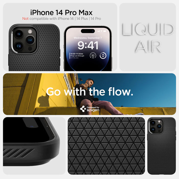 Estuche Spigen Liquid Air Apple iPhone 14 Pro Max