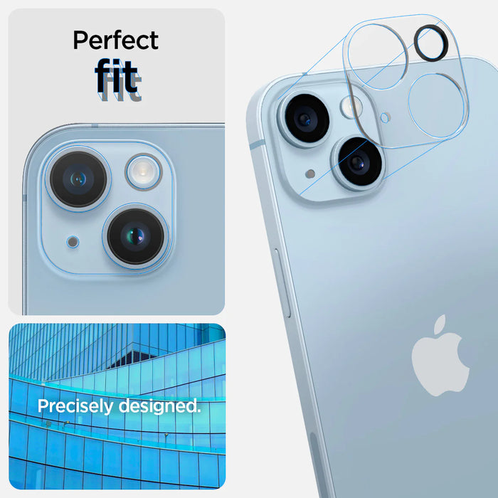 Vidrio protector de lentes de cámara Spigen Glas.tR Optik iPhone 14 Plus / iPhone 14 [2 pack]