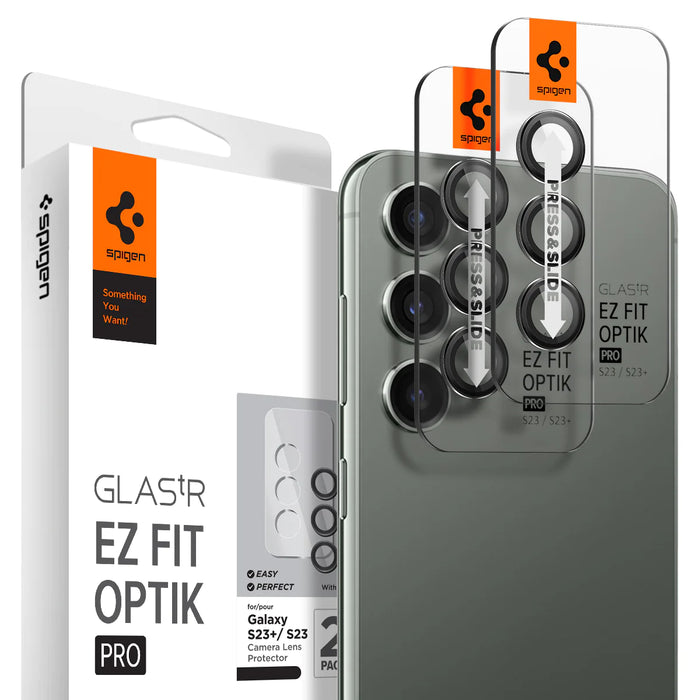 Protectores de lente de cámara Spigen EZ Fit Optik Pro Samsung Galaxy S23 Plus / S23