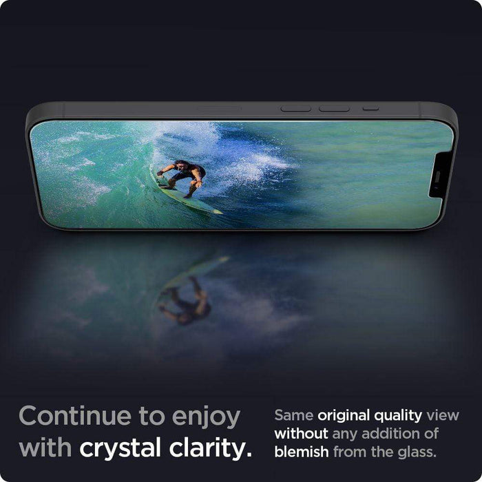 Vidrio Templado Spigen Glas.tR Slim HD Apple iPhone 12 Mini protector de pantalla Spigen 